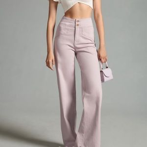 LAST CHANCE Lilac anthro wide leg pants